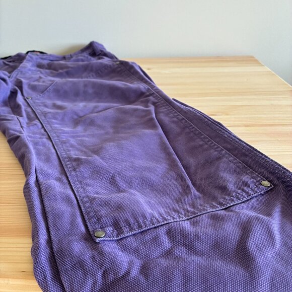 DICKIES W32/L32 Purple Double Front Duck Utility Pants - Canvas Carpenter Jeans - Picture 2 of 8